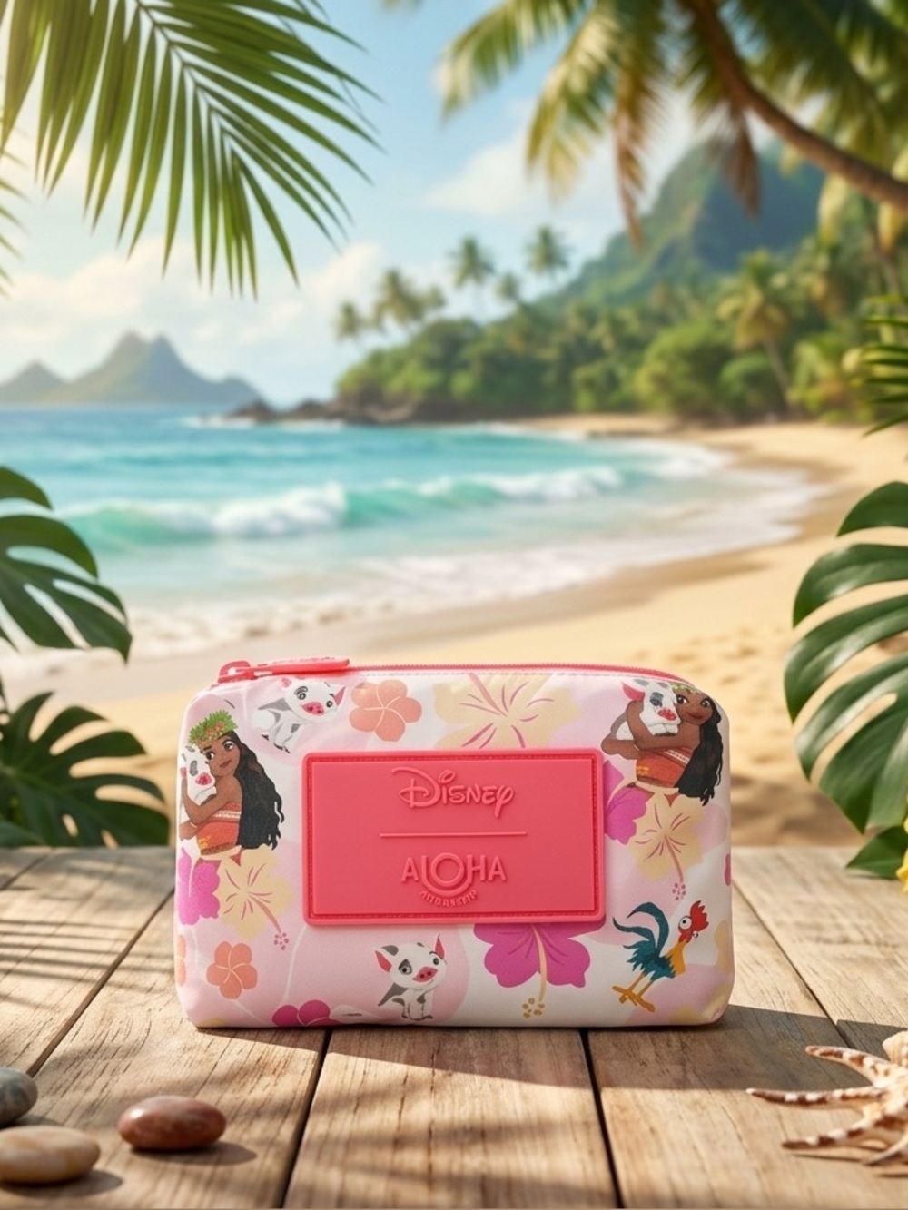 ALOHA Collection x Disney Moana Pua Heihei Mini Pouch Splash